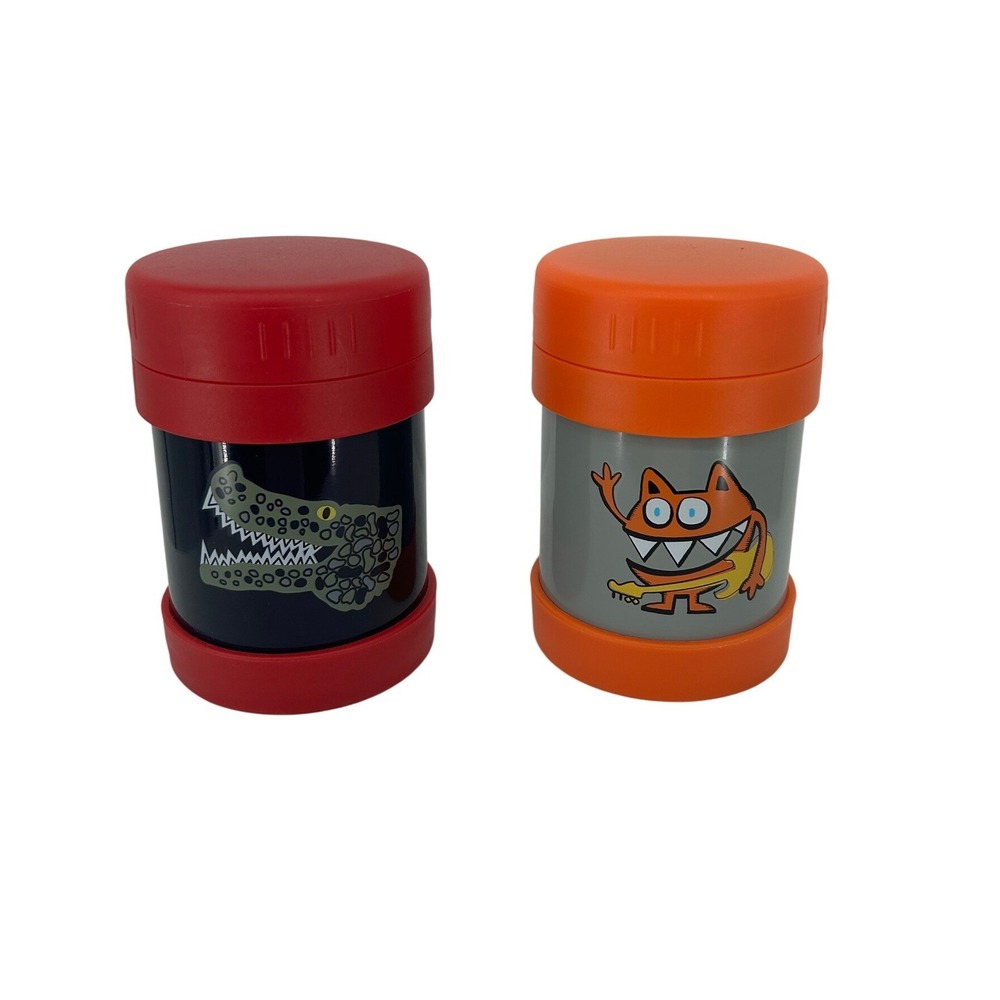 Kids Insulated Thermal Lunchbox Food Containers (2)